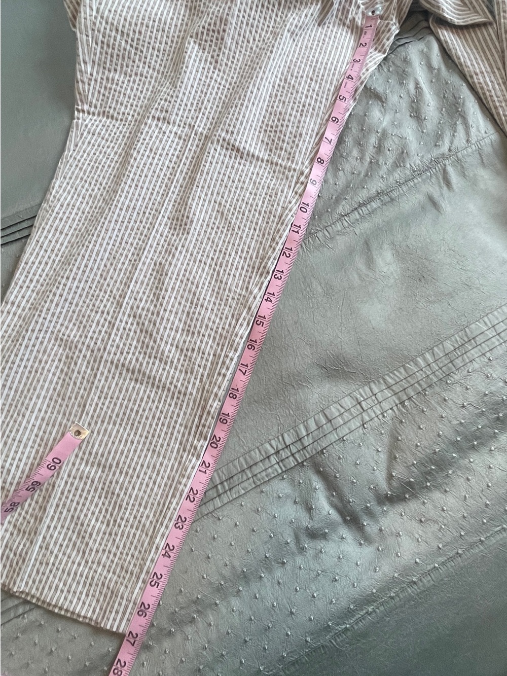 Loft Women’s Seersucker Stripe Pants - Riviera Slim size 14 - Picture 6 of 8